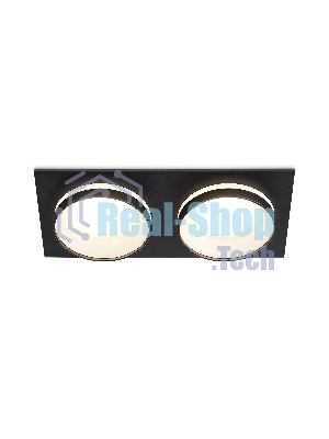 Светильник Ambrella light TN30712/2 BK черный GU5.3/2 182*92*36