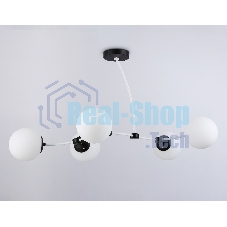 Светитльник Ambrella Light TR2546/5 WH/BK белый/черный E27/5 max 60W 950*600*450