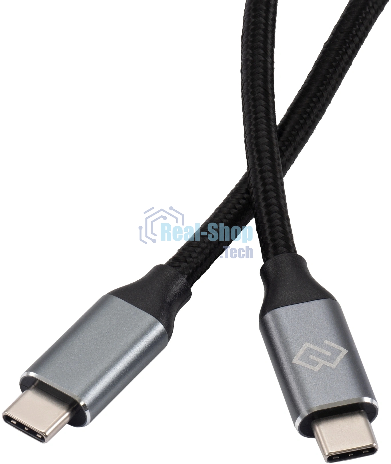 Кабель Digma D-Type-C-USB3.2-2m D-TYPE-C-USB3.2-100W-4K-2M 2м черный