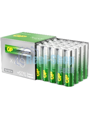 Алкалиновые батарейки GP Super Alkaline G-Tech 24А ААA - 40 шт. в пленке
