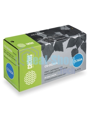 Картридж лазерный Cactus CS-CE260A черный (8500 стр.) для HP Сolor LaserJet CP4025/CP4525/CM4540