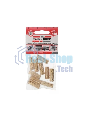 Анкер забиваемый латунный М6 (уп.10шт) пакет Tech-Krep 106744