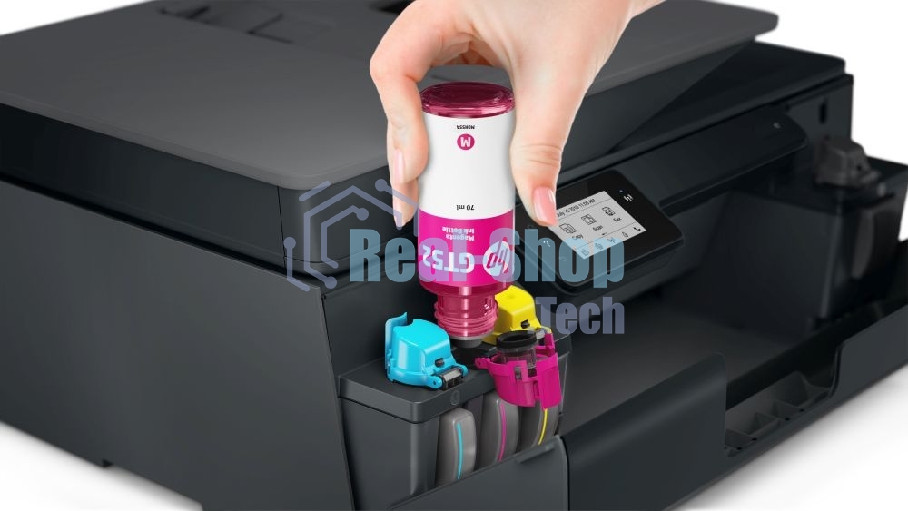 МФУ струйное HP Smart Tank 615 AiO (Y0F71A), A4, цветной, печ. до 22 стр/мин. (ч/б) до 16 стр/мин. (цвет), скан. до 5 стр/мин. (ч/б) 3 стр/мин. (цвет), 1200 x 1200 dpi (ч/б печать, скан.) 1200 x 4800 dpi (печать цвет), USB, Wi-Fi, BlueTooth, Air Print, Mopria