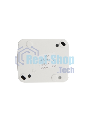 Выключатель двухклавишный Kranz Mini OG открытой установки, IP54 белый