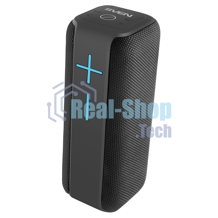 Акустическая система 2.0 SVEN PS-205, черный мощность 2x6 Вт (RMS), Waterproof (IPx6), TWS, Bluetooth, FM, USB, microSD, встроенный аккумулятор