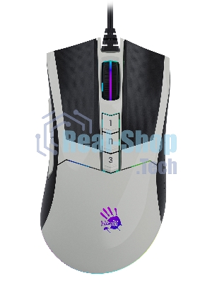 Мышь проводная A4Tech Bloody W90 Max белый/черный, 10000 dpi, USB, кнопки - 10