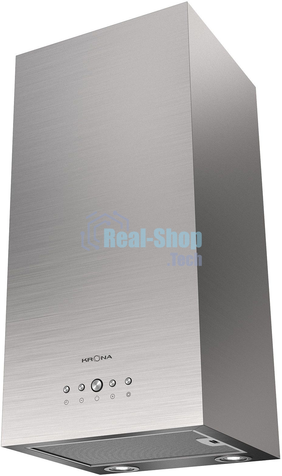Вытяжка пристенная KRONA Dita R 400 PB нержавеющая сталь, 40 см, 1300 куб. м/ч, 58 дБ