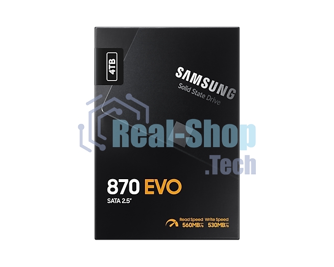 Накопитель SSD Samsung 4Tb 870 EVO, V-NAND, 2.5