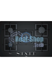 Газовая варочная панель Bosch PPQ7A6B20 черный