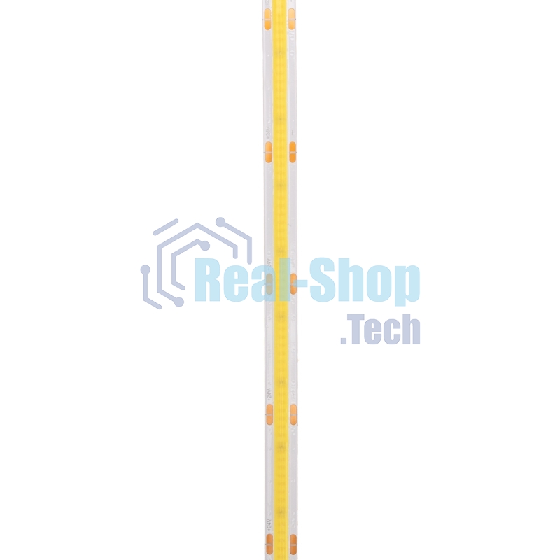 Лента светодиодная Rexant 24В, COB 14Вт/м, 512 LED/м, 6500К, 8мм, 5м, IP20