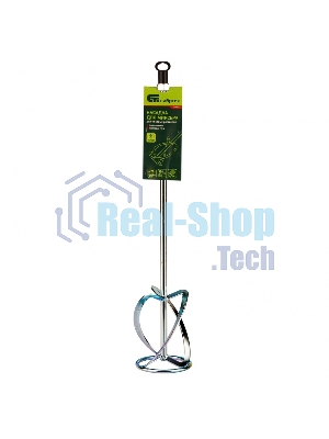 Насадка для миксера Сибртех, для тяжелых растворов,120 х 590 мм, оцинкованная,хвостовик резьба М14