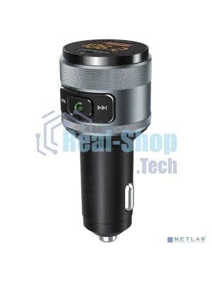 Автомобильный FM-модулятор Ritmix FMT-A707 черный MicroSD BT USB