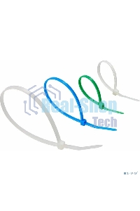 Набор хомутов-стяжек нейлоновых Rexant 100, 150, 200 мм, цветные, НХ-1, тубус 200 шт.