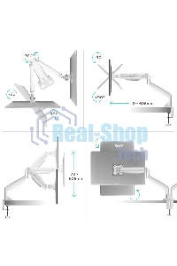 Кронштейн ONKRON кронштейн для монитора 13