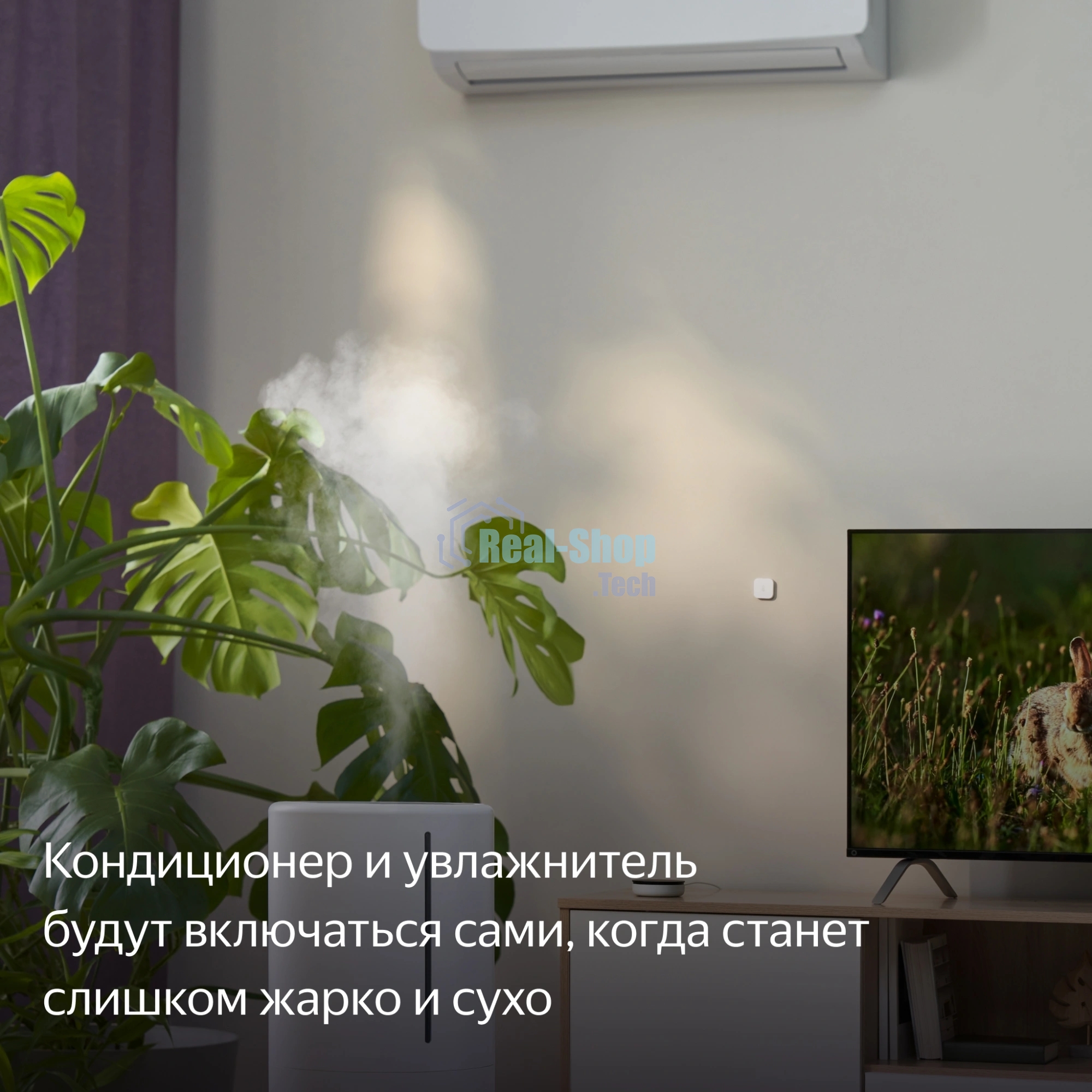 Датчик температуры и влажности, Яндекс, Zigbee YNDX-00523