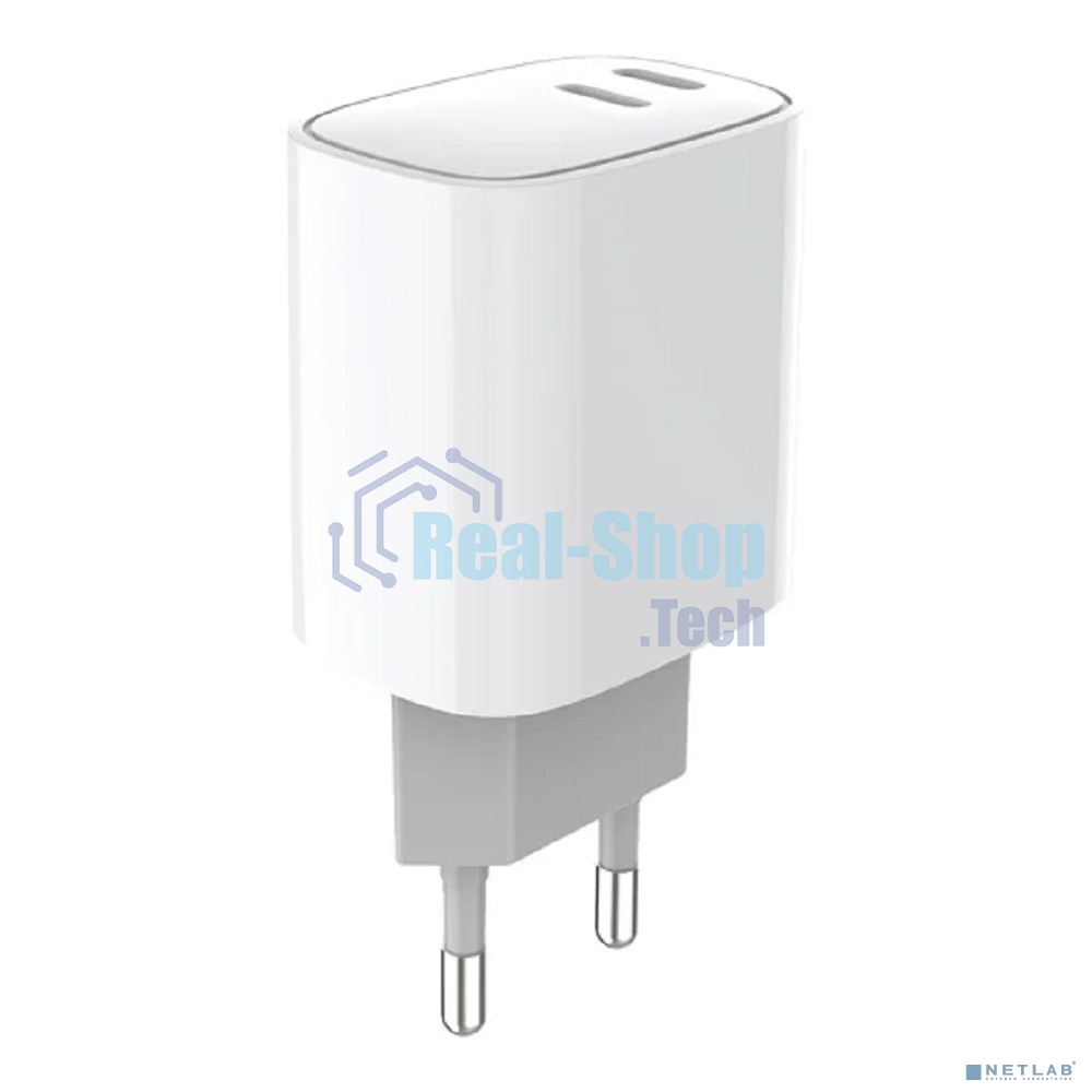 Сетевое зарядное устройство Rexant с двумя портами USB-C + USB-C, 20 Вт