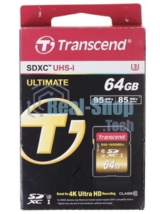 Флеш карта SD 64Gb Transcend SDХC UHS-I U3