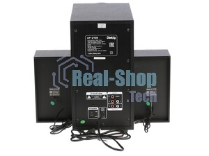 Акустическая система Dialog Progressive AP-210B BLACK 2.1, 30W+2*15W RMS, Bluetooth, USB+SD reader