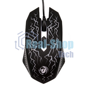 Мышь проводная Dialog Gan-Kata MGK-08U черный, 1600 dpi, USB, кнопки - 4