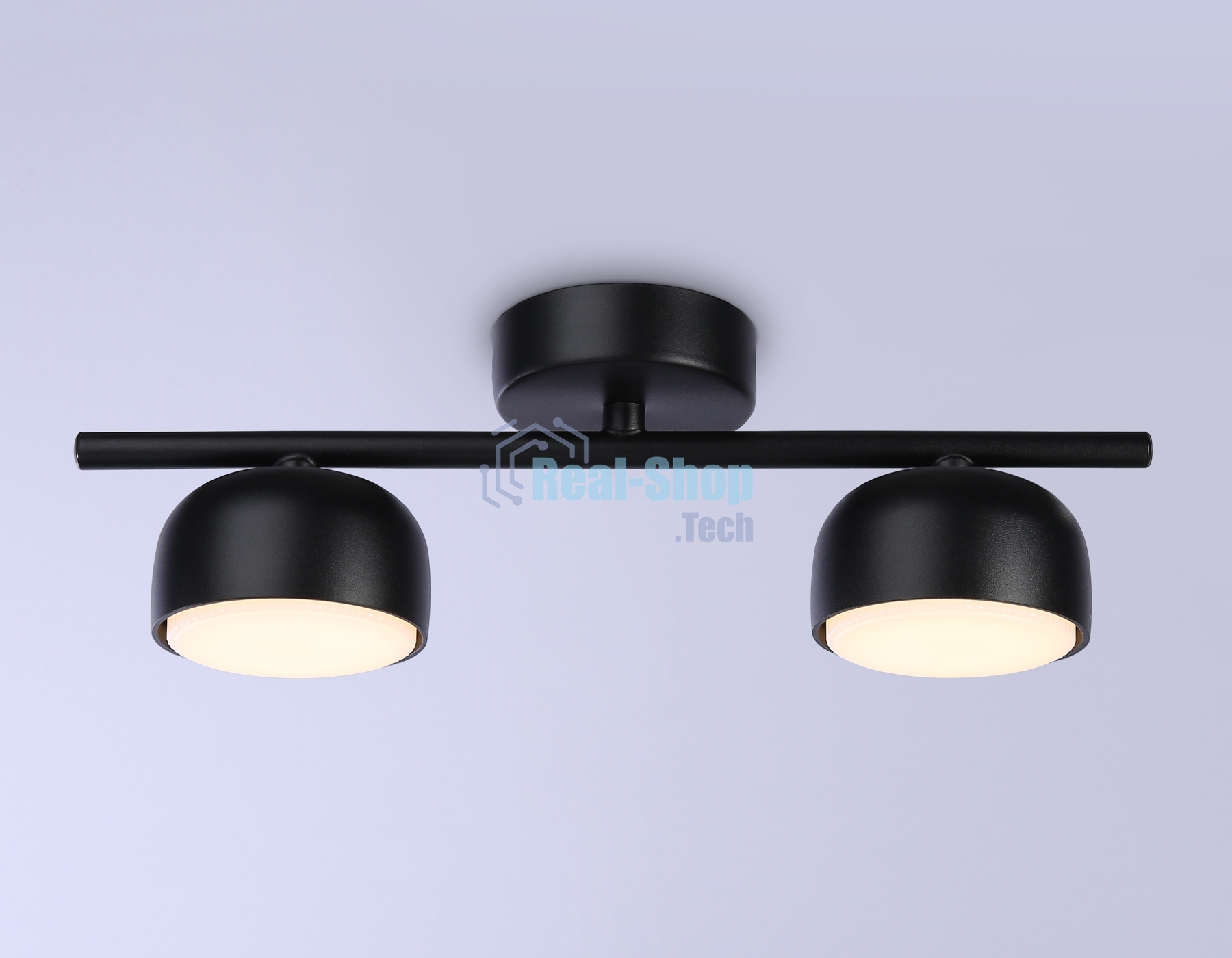 Светильник Ambrella light TN71024/2 BK черный GX53/2 max 12W 320*80*140