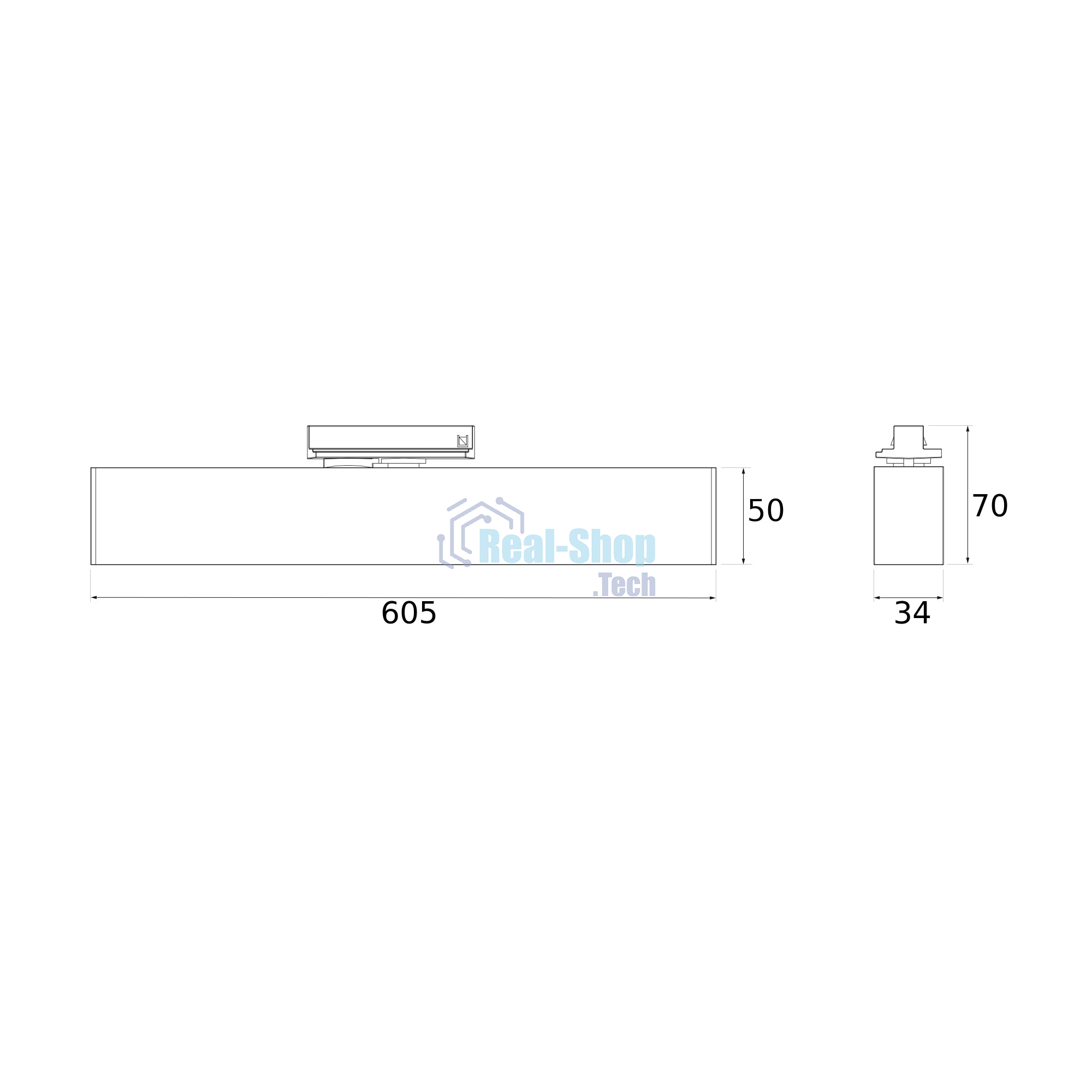 LTB54 / Светильник потолочный светодиодный X-Line белый матовый 20W 4200K