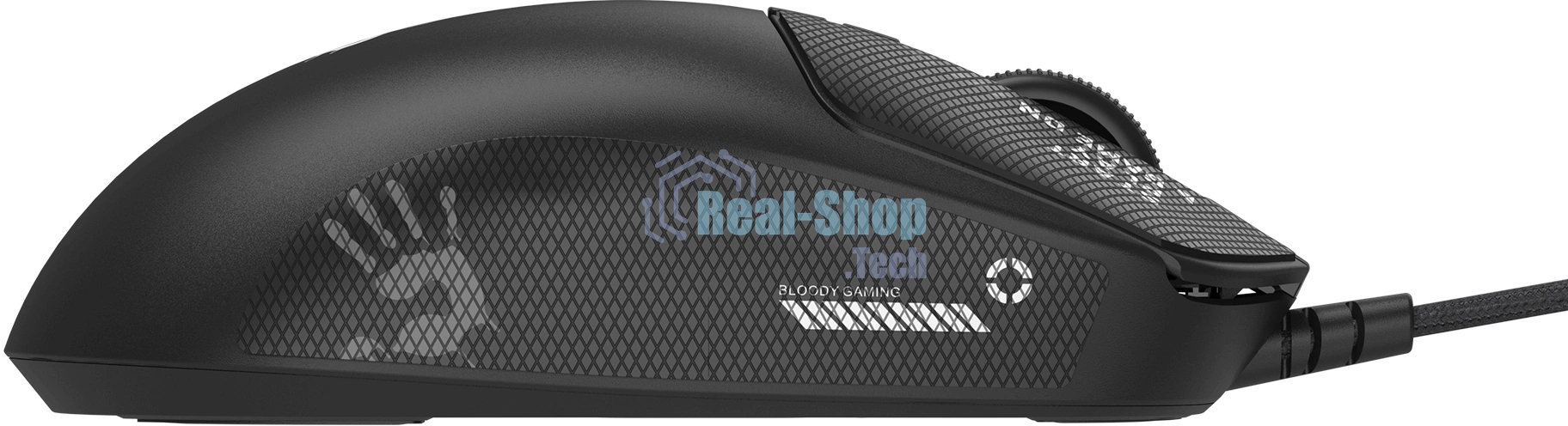 Мышь проводная A4Tech Bloody W72 Ultra черный, 20000 dpi, USB, кнопки - 7