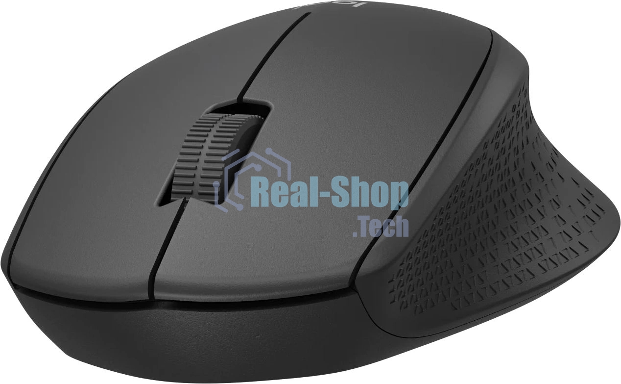 Мышь беспроводная Logitech M330 SILENT PLUS черный, 1000 dpi, радиоканал, USB, кнопки - 3