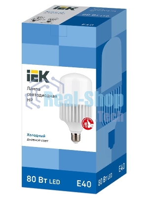 Лампа светодиодная IEK LLE-HP-80-230-65-E40 HP 80Вт 230В 6500К E40