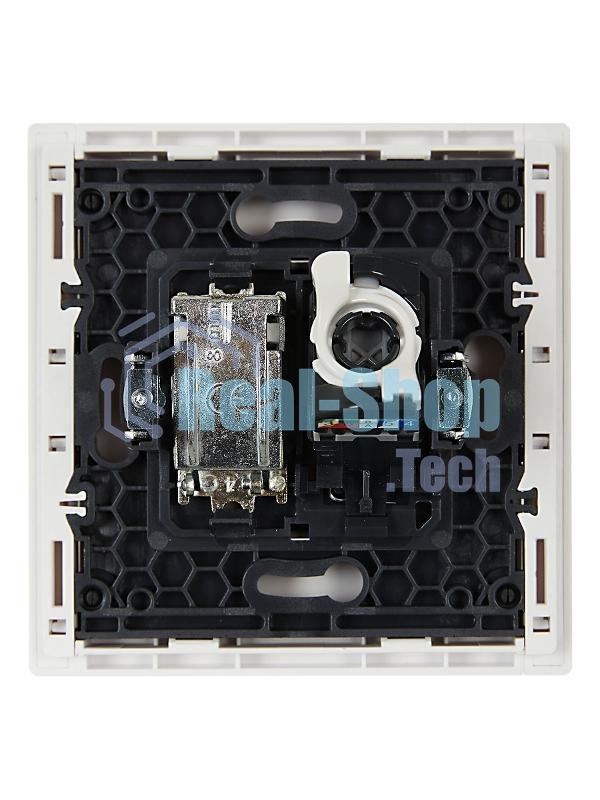 Розетка двойная TV+RJ45 кат.5E IEK FORTE&PIANO FP236 белый