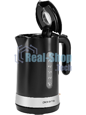 Чайник электрический Polaris PWK 1803C Water Way Pro, пластик Черный