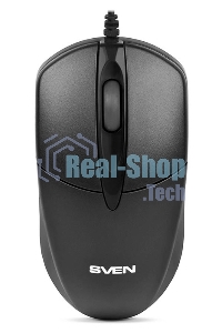 Мышь проводная SVEN RX-112 черный, 800 dpi, USB, кнопки - 3