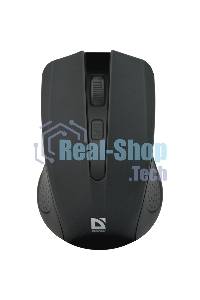 Мышь беспроводная Defender Accura MM-935 черный, 1600 dpi, радиоканал, USB, кнопки - 4