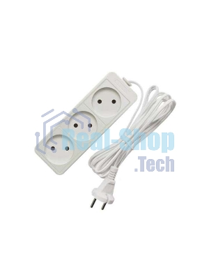 Удлинитель быт. ТМ Союз 2200 Вт 3 гн. ПВС 7 м 481S-1307