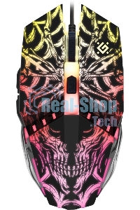 Мышь проводная Defender Prototype GM-670L черный, 2400 dpi, USB, кнопки - 6