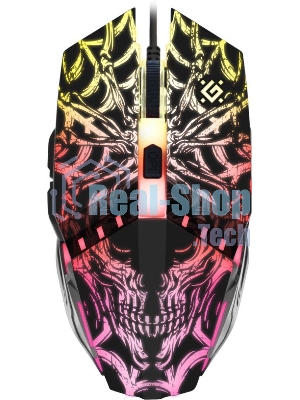 Мышь проводная Defender Prototype GM-670L черный, 2400 dpi, USB, кнопки - 6