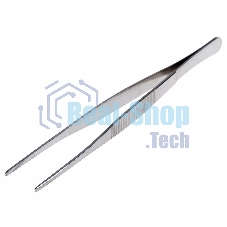 Пинцет Rexant прямой, рифленый 200 мм (блистер)