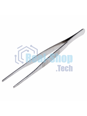 Пинцет Rexant прямой, рифленый 200 мм (блистер)