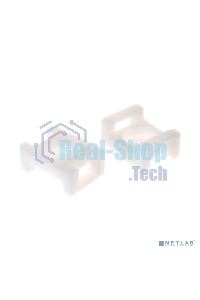 Площадка для крепления стяжки Rexant (ПС-2) 22x16 мм, белая, упаковка 100 шт.