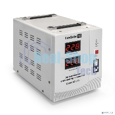 Стабилизатор напряжения ExeGate Expert AS-3000 (3000ВА, вход 140...260В, двойная цифр. индикация вход/вых. напряжения, выход 220В±8%, КПД 98%, 5 уровней защиты, метал. корпус, клем.колодка, RTL)