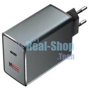 Автомобильное зарядное устройство OLMIO Type-C/USB, 38W, 6A, QuickCharge3.0, PowerDelivery