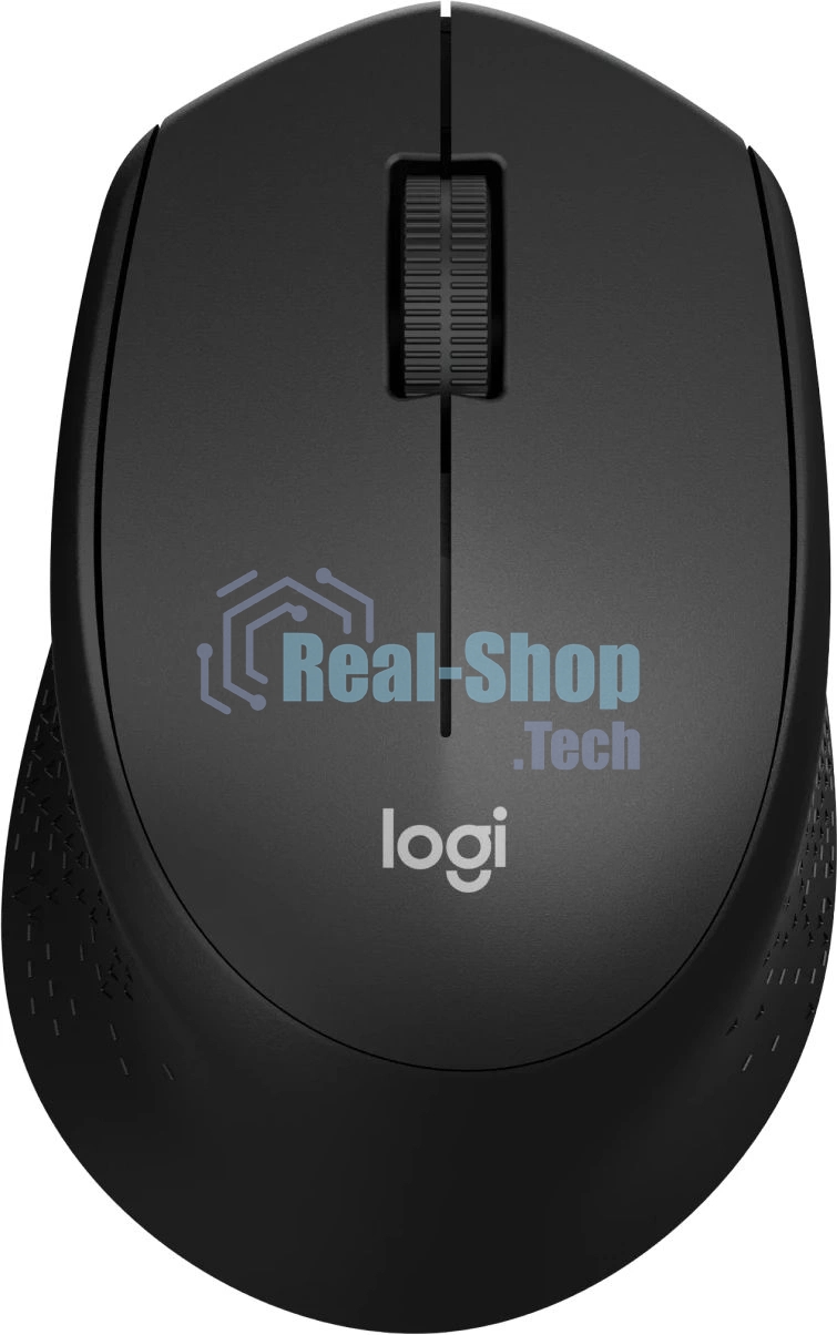 Мышь беспроводная Logitech M330 SILENT PLUS черный, 1000 dpi, радиоканал, USB, кнопки - 3