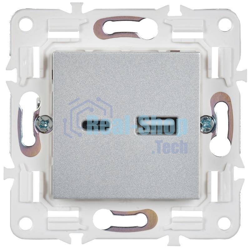 SKANDY Розетка USB A+C 18Вт SK-R13S серебряный  | SK-U22-018-K23 | IEK