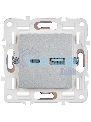 SKANDY Розетка USB A+C 18Вт SK-R13S серебряный  | SK-U22-018-K23 | IEK