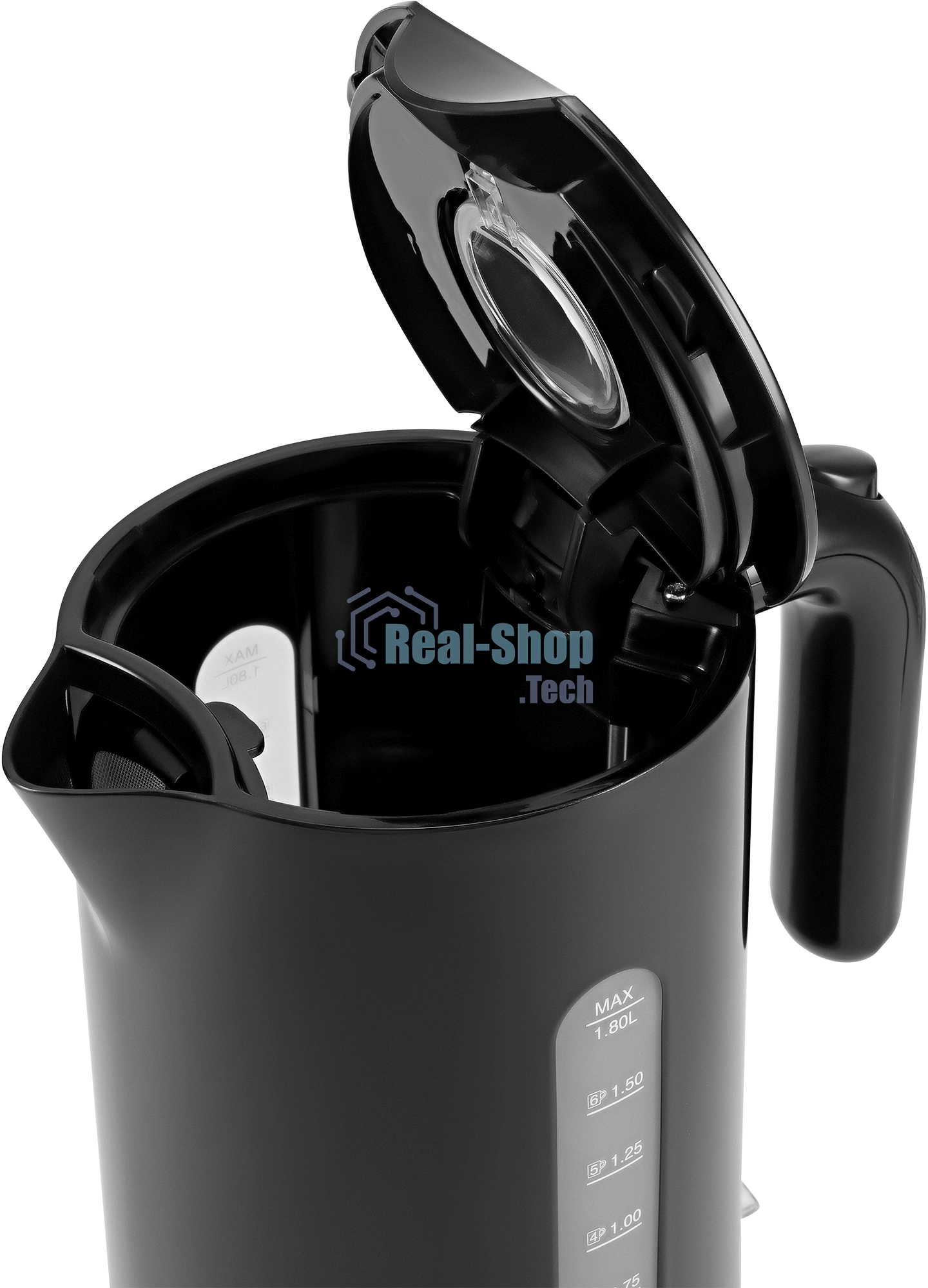 Чайник электрический Polaris PWK 1803C Water Way Pro, пластик Черный