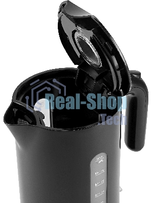 Чайник электрический Polaris PWK 1803C Water Way Pro, пластик Черный