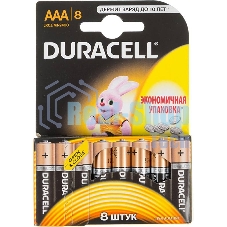Батарейка Duracell LR03-8BL BASIC AAA (MN2400) (8 шт. в уп-ке)