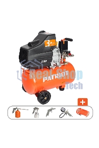 Компрессор PATRIOT EURO 24-240K + набор пневиоинструмента KIT 5В1.5кВт 220В 240л/мин 24л