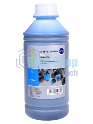 Чернила Cactus CS-EPT6732-1000 голубой 1000мл для Epson Epson L800/L810/L850/L1800