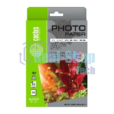 Фотобумага Cactus CS-GA518050 A5/180г/м2/50л./белый глянцевое для струйной печати