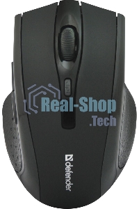 Мышь беспроводная Defender Accura MM-665 черный, 1600 dpi, радиоканал, USB, кнопки - 6